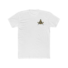 Past Master Blue Lodge T-shirt - Square & Quadrant Cotton Crew Tee