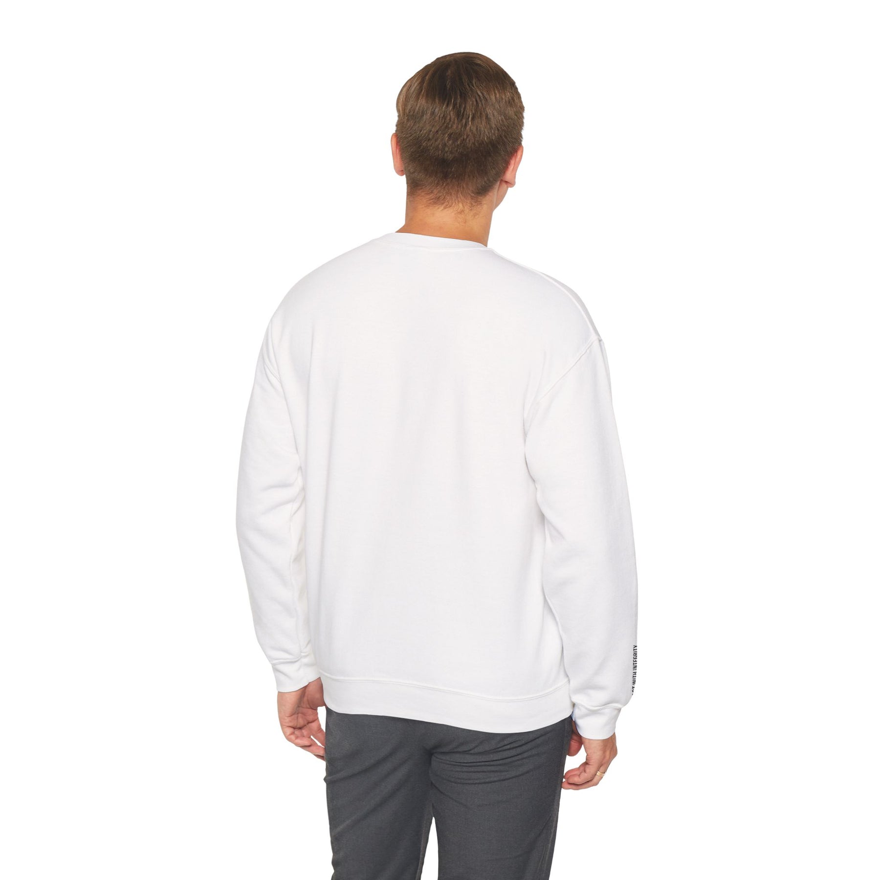 Entered Apprentice Blue Lodge Sweatshirt - Justice Front & Sleeves Embroidery - Bricks Masons