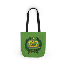 Order of the Amaranth Tote Bag - Green Polyester - Bricks Masons