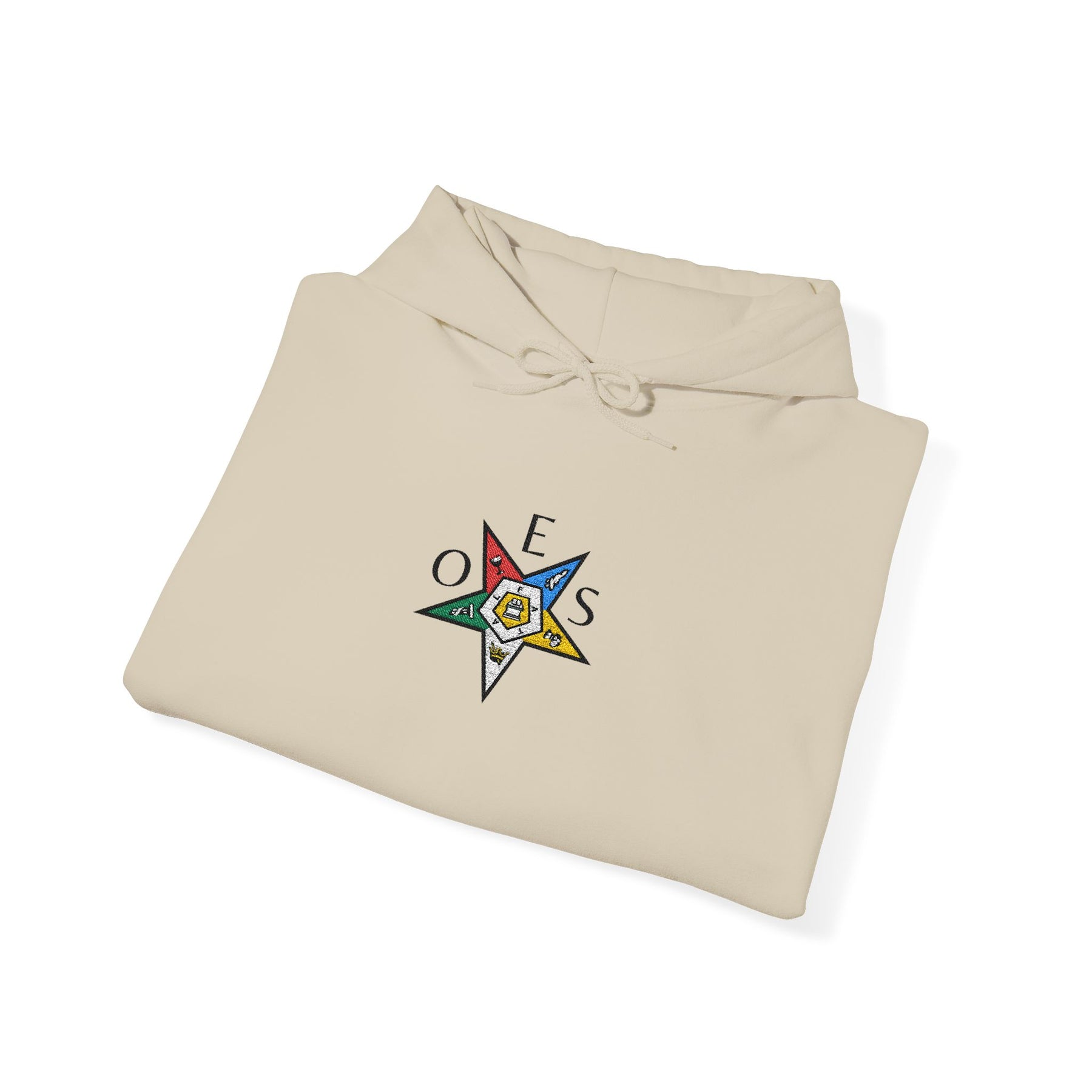 OES Hoodie - Soft Cotton Poly Blend Embroidered Chest - Bricks Masons