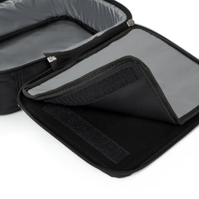 DOI Lunch Bag - White Fully Insulated With Zipper Closure - Bricks Masons