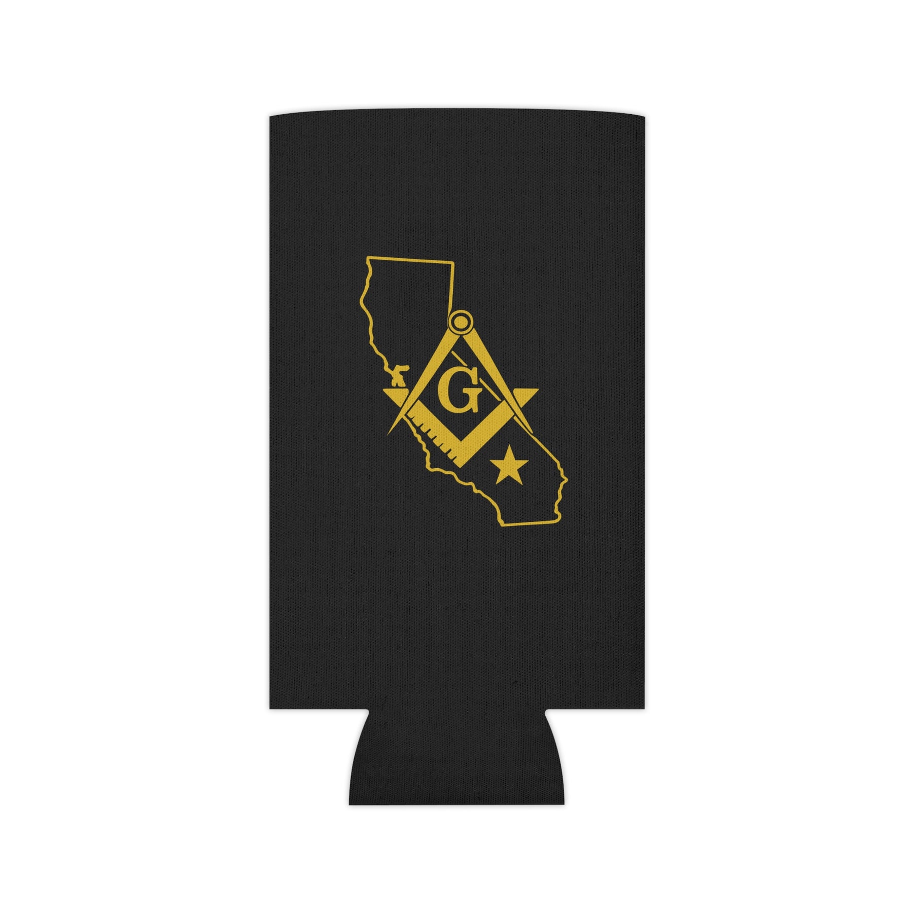 Master Mason Blue Lodge Can Cooler - California Mason - Bricks Masons