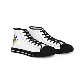 OES Sneaker - High Top Black & White Sole OES Star - Bricks Masons