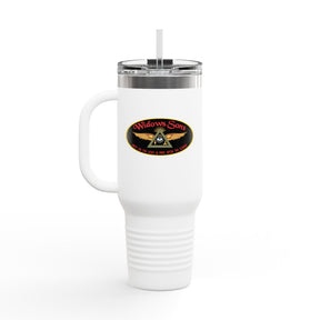 Widows Sons Ringneck Tumbler - Black Stainless Steel & Insulated - Bricks Masons