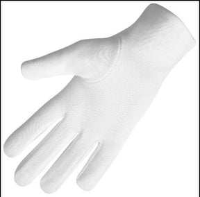 Elks of the World Gloves - White Cotton Buck and Doe - Bricks Masons