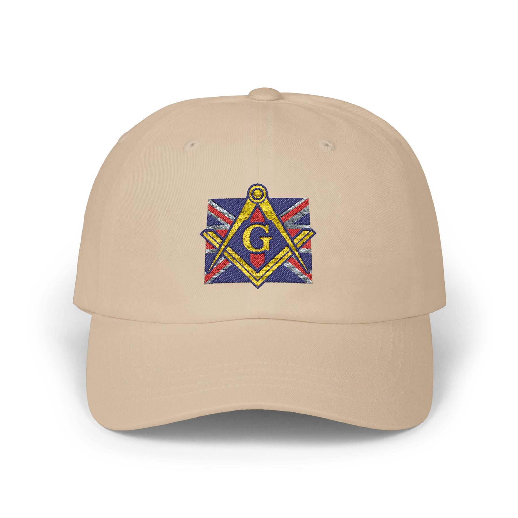 Master Mason Craft Baseball Cap - United Kingdom Mason Square & Compass G - Bricks Masons
