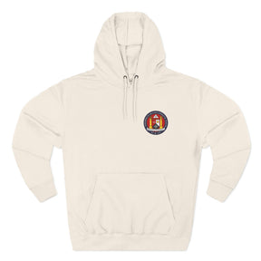 Malta Jurisdiction Hoodie - Three-Panel Fleece Stitched Front Design - Bricks Masons