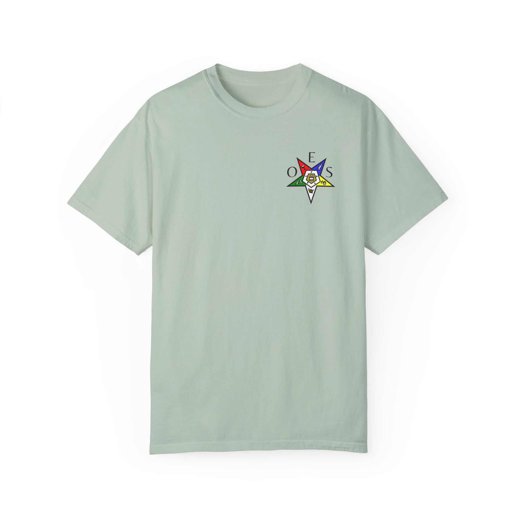 OES T-Shirt - Garment-Dyed Tee OES Star Various Colors - Bricks Masons