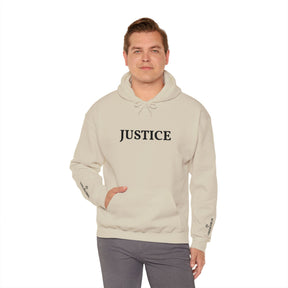 Entered Apprentice Blue Lodge Hoodie - Justice Front & Sleeves Embroidery - Bricks Masons