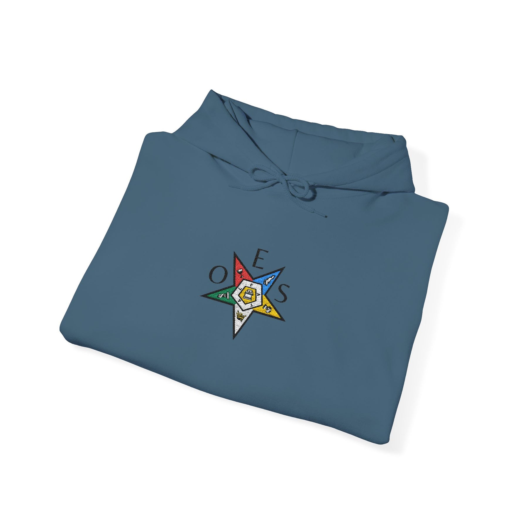 OES Hoodie - Soft Cotton Poly Blend Embroidered Chest - Bricks Masons