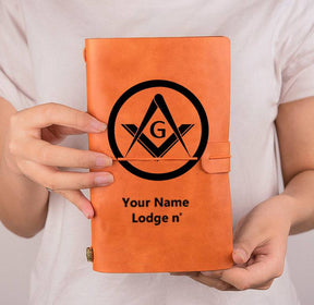 Master Mason Blue Lodge Journal - Leather