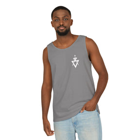 Allied Masonic Degrees Tank Top - Cotton Garment-Dyed Various Colors - Bricks Masons
