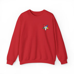 OES Sweatshirt - Crewneck Embroidered Emblem - Bricks Masons