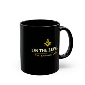 11oz Black Mug - Bricks Masons