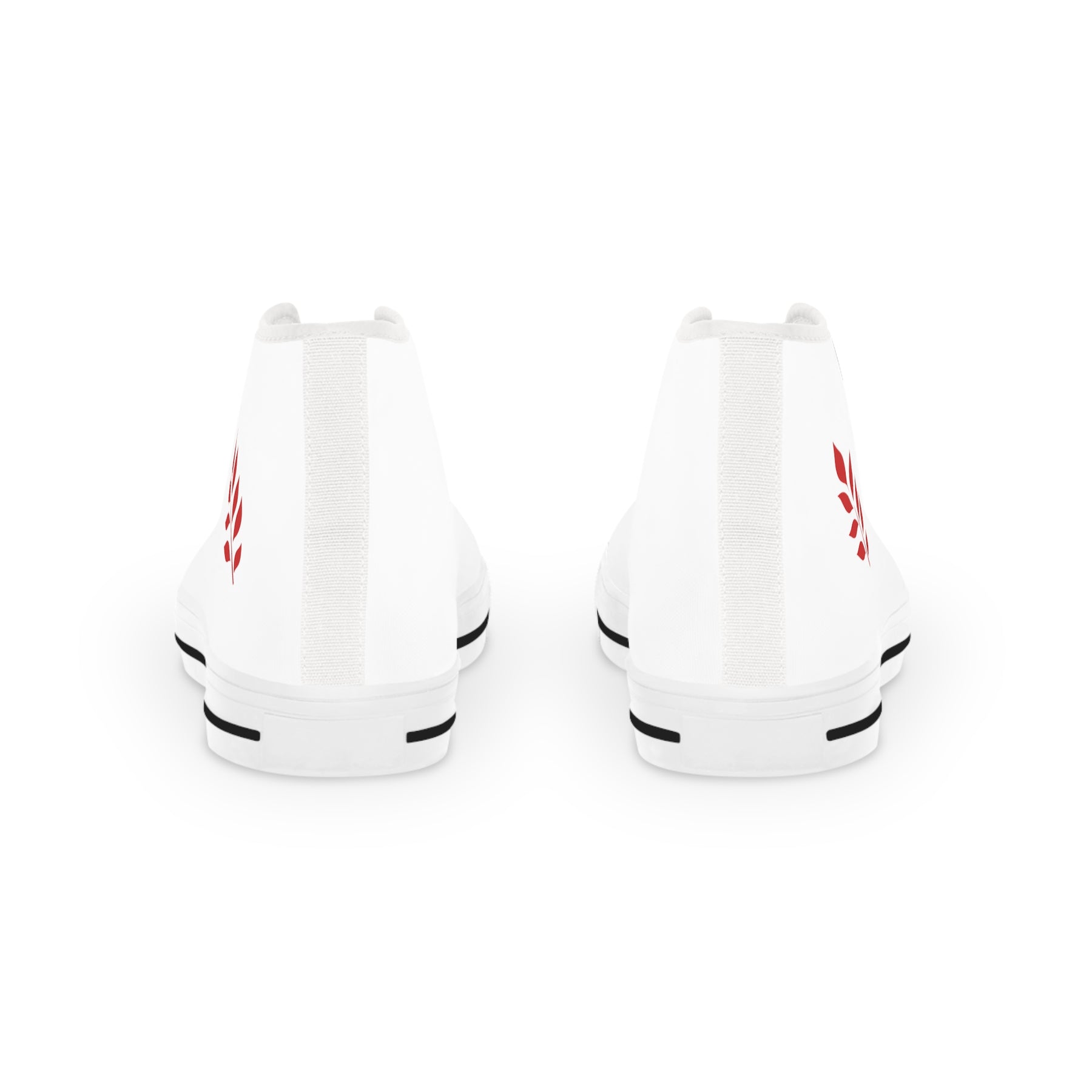 Red Branch of Eri Sneaker - High Top Black & White Red Branch - Bricks Masons