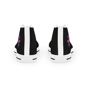 Knight Templar Priests Sneaker - High Top Black & White - Bricks Masons