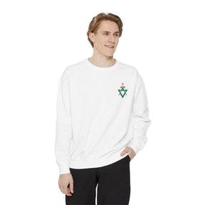 Allied Masonic Degrees Sweatshirt - Embroidered AMD Crest - Bricks Masons