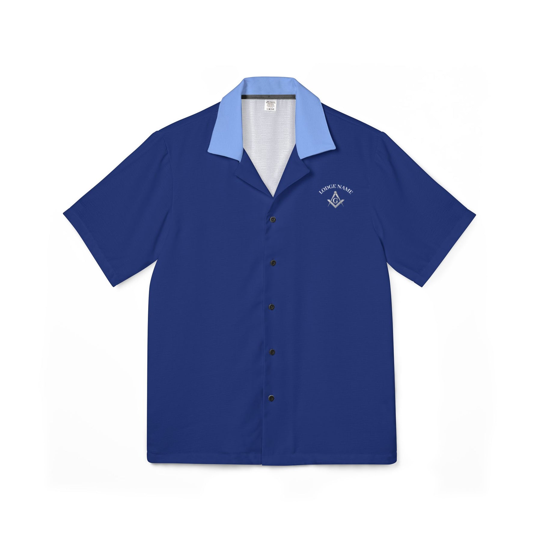 Men's Hawaiian Camp Shirt (AOP) - Bricks Masons