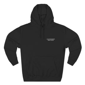 Master Mason Blue Lodge Hoodie - Three-Panel Fleece Front Embroidery - Bricks Masons