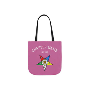 OES Tote Bag - Pink With Colorful Star Custsomizable - Bricks Masons