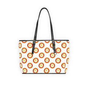 Heroines of Jericho Handbag - White PU Leather Adjustable Handles - Bricks Masons