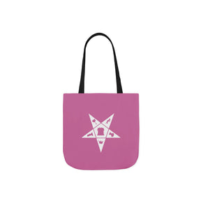 OES Tote Bag - Pink Polyester Custsomizable - Bricks Masons