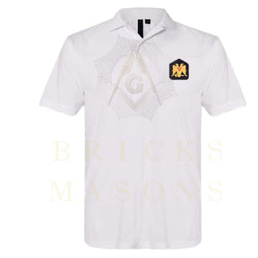 32nd Degree Scottish Rite Polo Shirt - Wings Down Various Colors