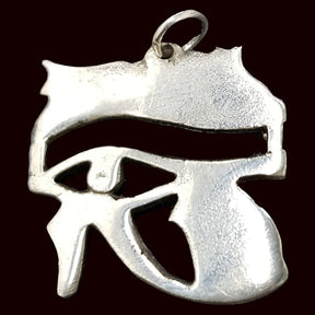 Egyptian Eye of Horus Pendant in Silver 3 cm 6 g Art 609 - Bricks Masons