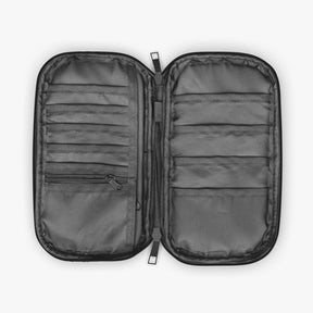 Royal Order of Jesters Passport Wallet - Mirth is King Vibrant Yellow & Purple Colors - Bricks Masons