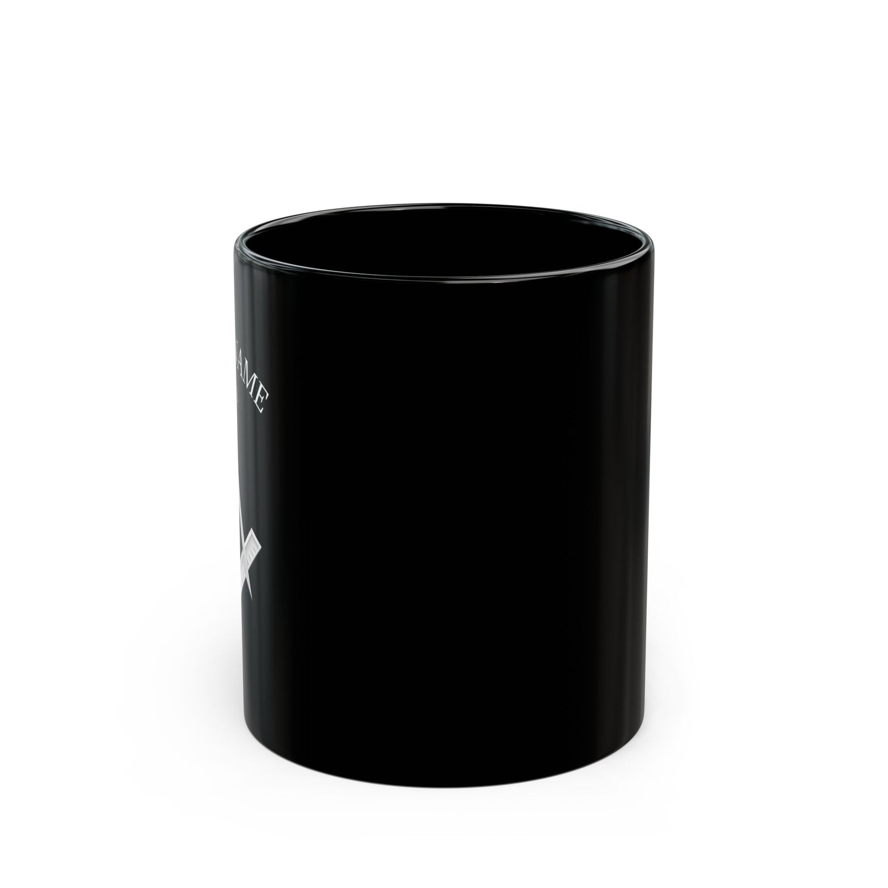 Master Mason Blue Lodge 11oz Black Mug - Bricks Masons