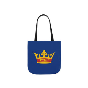 PYCH Tote Bag - Printed Blue Polyester - Bricks Masons