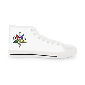 OES Sneaker - High Top Black & White Sole OES Star - Bricks Masons