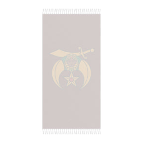 Daughters of Sphinx Towel - Maroon Polyester With Knotted Tassels - Bricks Masons