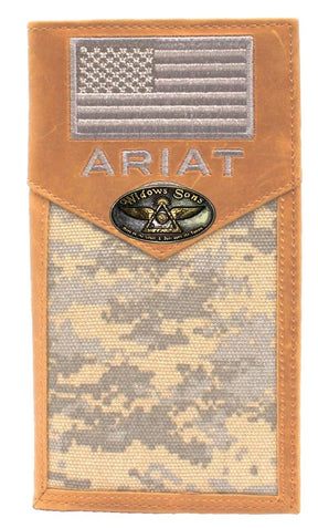 Widows Sons Wallet - American Flag Leather