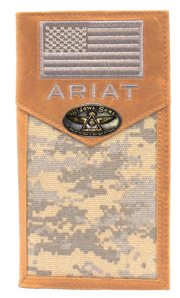Widows Sons Wallet - American Flag Leather
