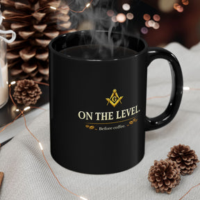 11oz Black Mug - Bricks Masons