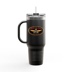 Widows Sons Ringneck Tumbler - Black Stainless Steel & Insulated - Bricks Masons
