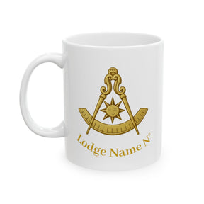 Blue Lodge Mug - (11oz, 15oz) - Bricks Masons