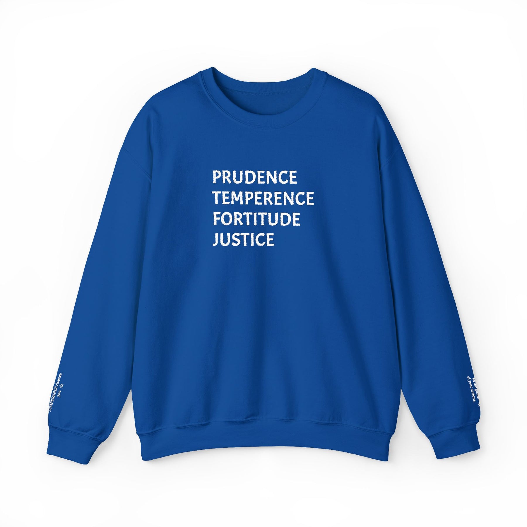 Sweatshirt - The Four Cardinal Virtues - Bricks Masons