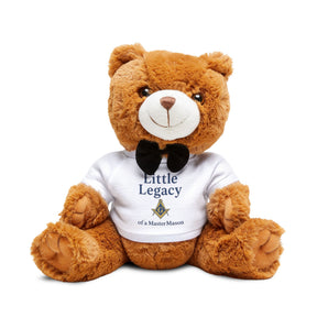 Master Mason Blue Lodge Teddy Bear - Little Legacy of A Master Mason Plushie - Bricks Masons