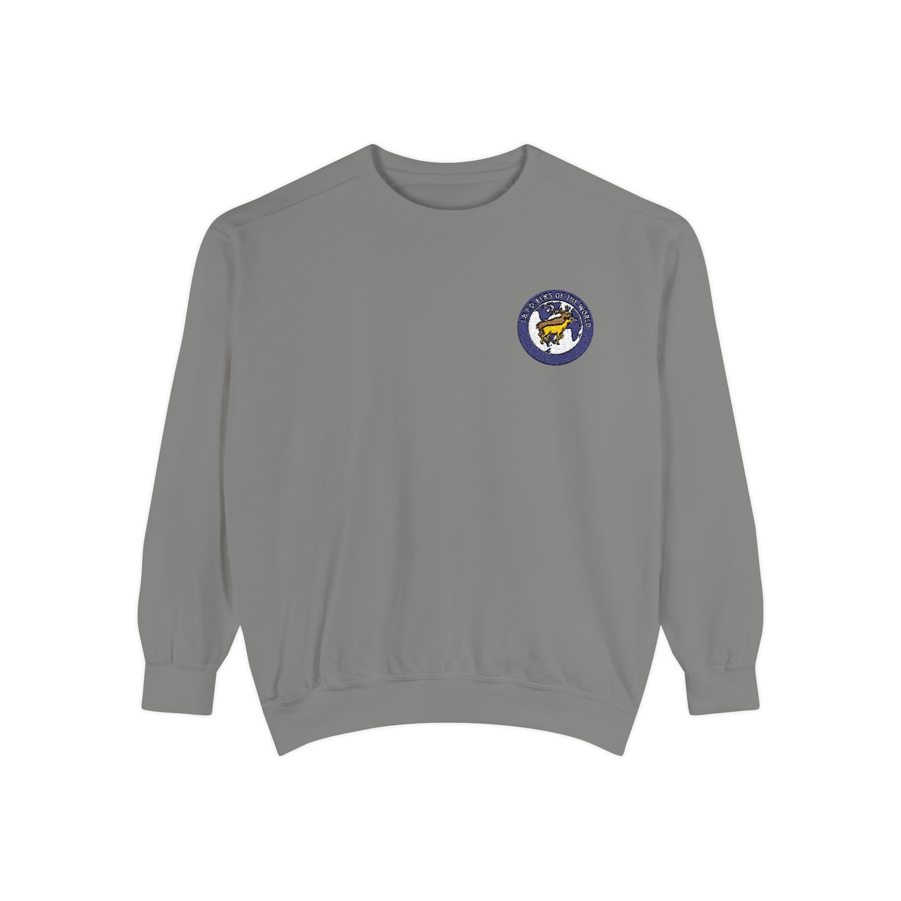 Elks of the World Sweatshirt - Embroidered Elk emblem - Bricks Masons