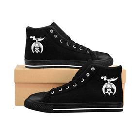 Shriners Sneaker - High-top Black & White