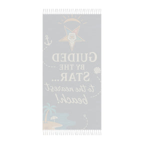 OES Towel - Guided By The Star To The Nearest Beach - Bricks Masons