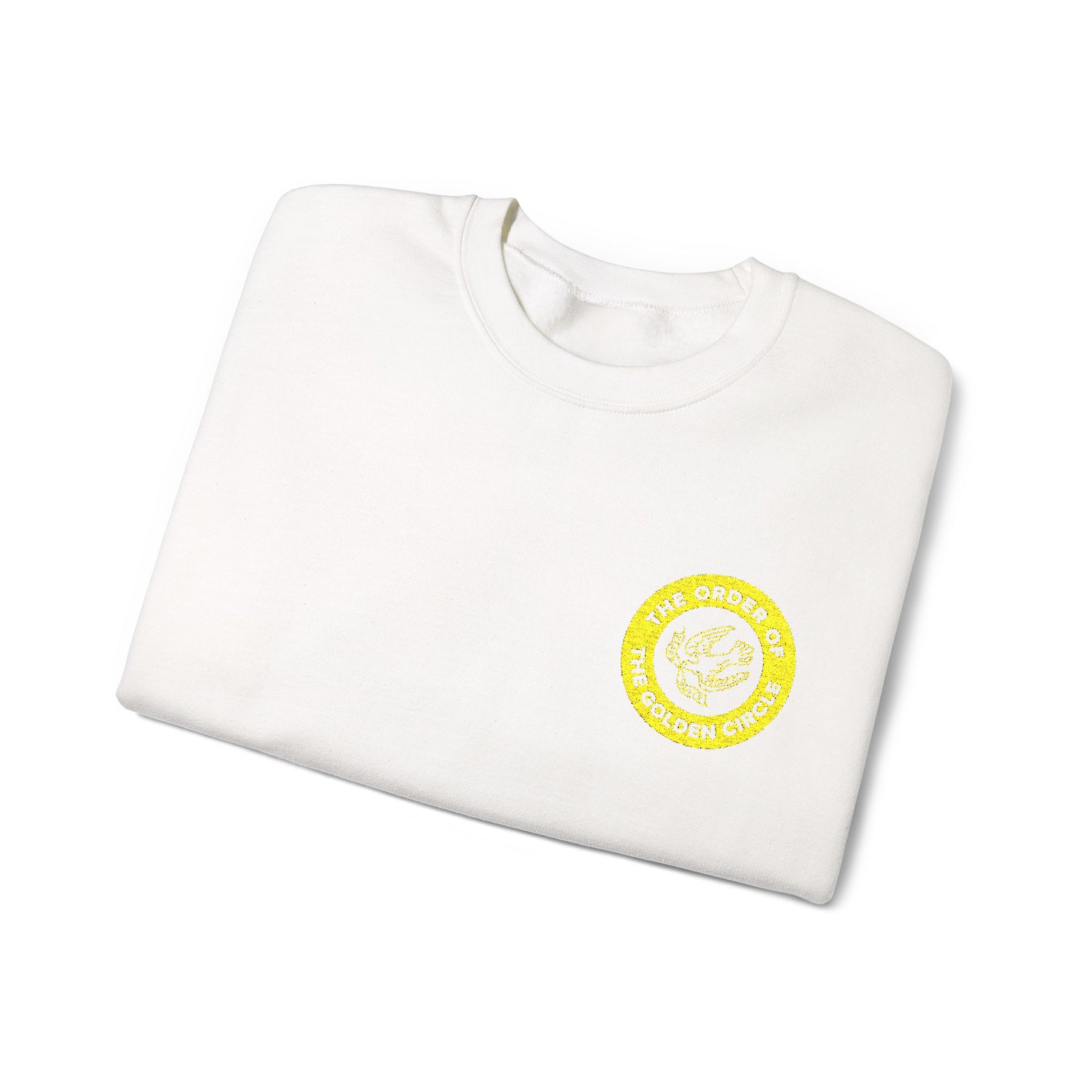 Order of the Golden Circle Sweatshirt - Crewneck Embroidered Front Design - Bricks Masons