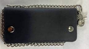 Widows Sons Wallet - Long Black Color with Chain