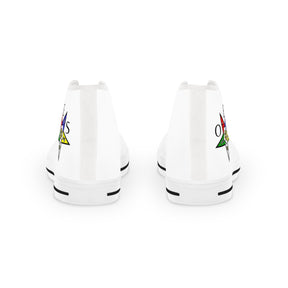 OES Sneaker - High Top Black & White Sole OES Star - Bricks Masons