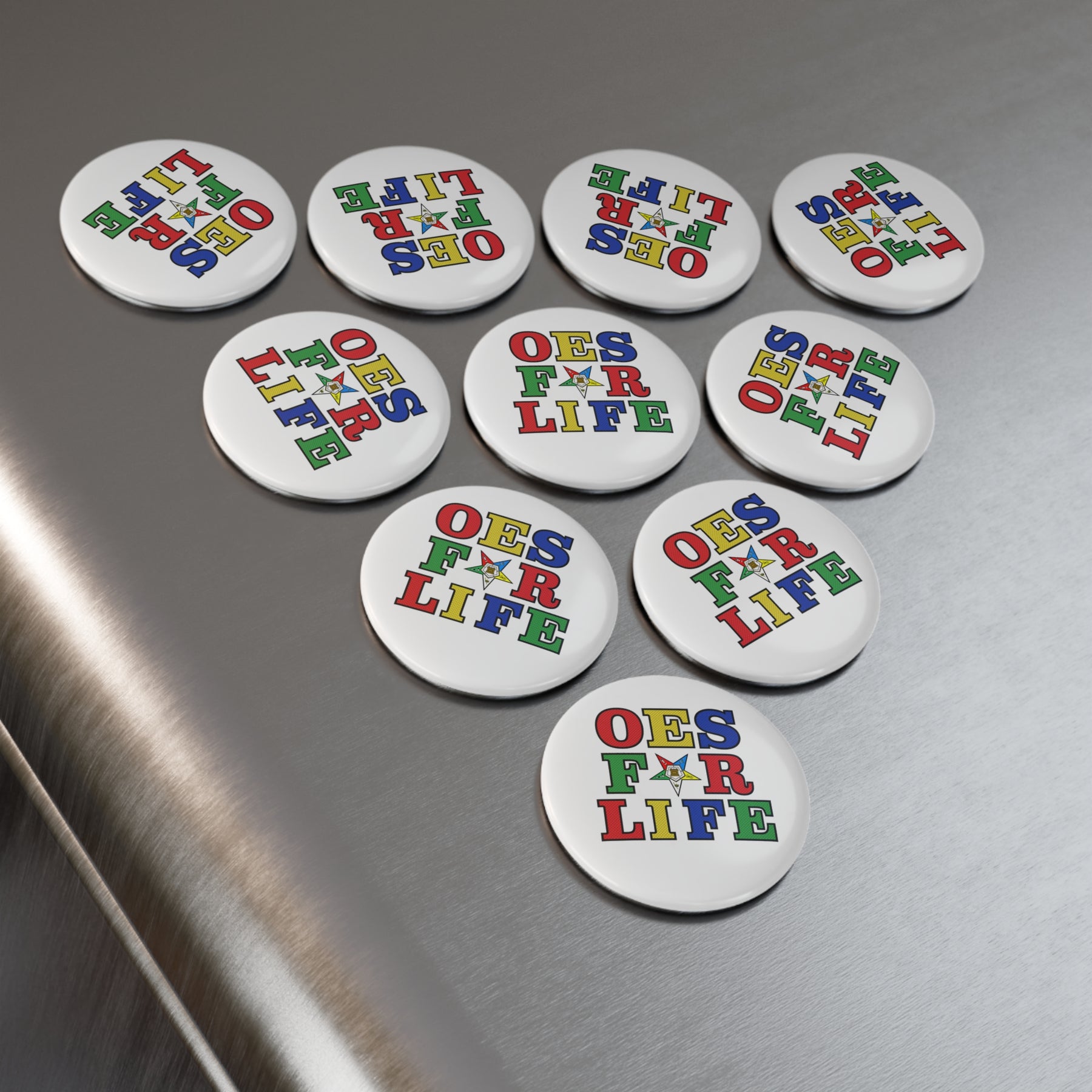 OES Magnet - Decorative Refrigerator - Bricks Masons