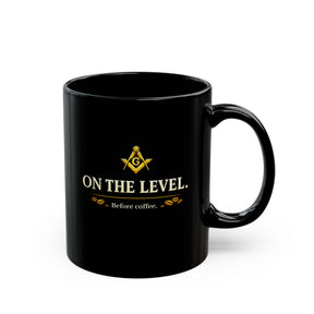 11oz Black Mug - Bricks Masons