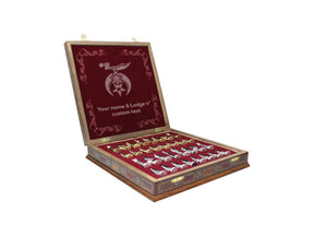 Shriners Chess Set - 16.5" (42cm) - Bricks Masons