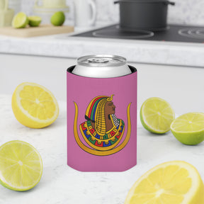 DOI Can Cooler - Pink Polyester Exterior - Bricks Masons